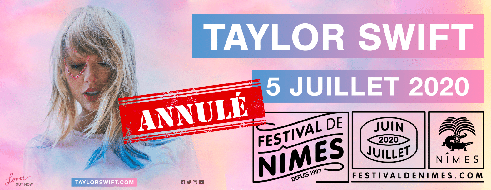 ban taylor swift annulé